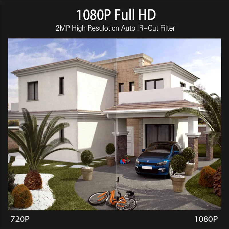 1080P Infared камера ночного видения Wifi наружная Автоматическая скорость слежения купольная Беспроводная CCTV камера наблюдения для безопасности США/ЕС/Великобритания/AU Plug