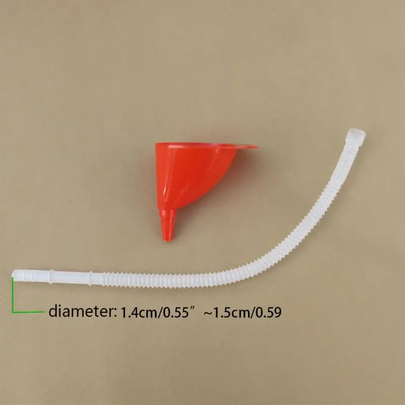 

Car Refueling Funnel Detachable Hose Gasoline Engine Oil Additive Motorcycle Farm Machine Use Convenient Anti-leakage