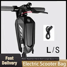 Electric Scooter Front Handlebar Bag Waterproof PU+EVA Hard Shell Case Front Hanging Bag For Xiaomi Mijia M365 Pro Scooter