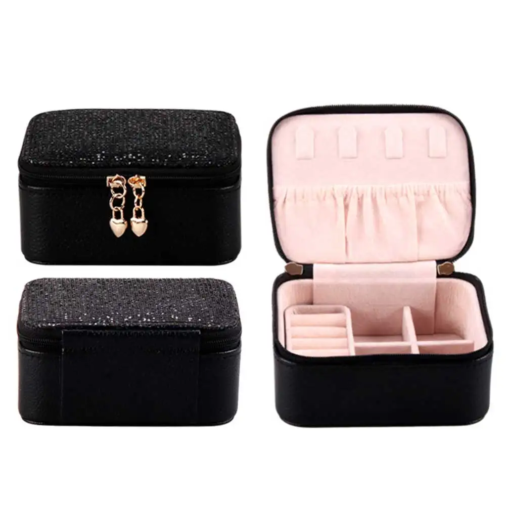 

Портативный органайзер для хранения колец и серег, из ПУ кожи