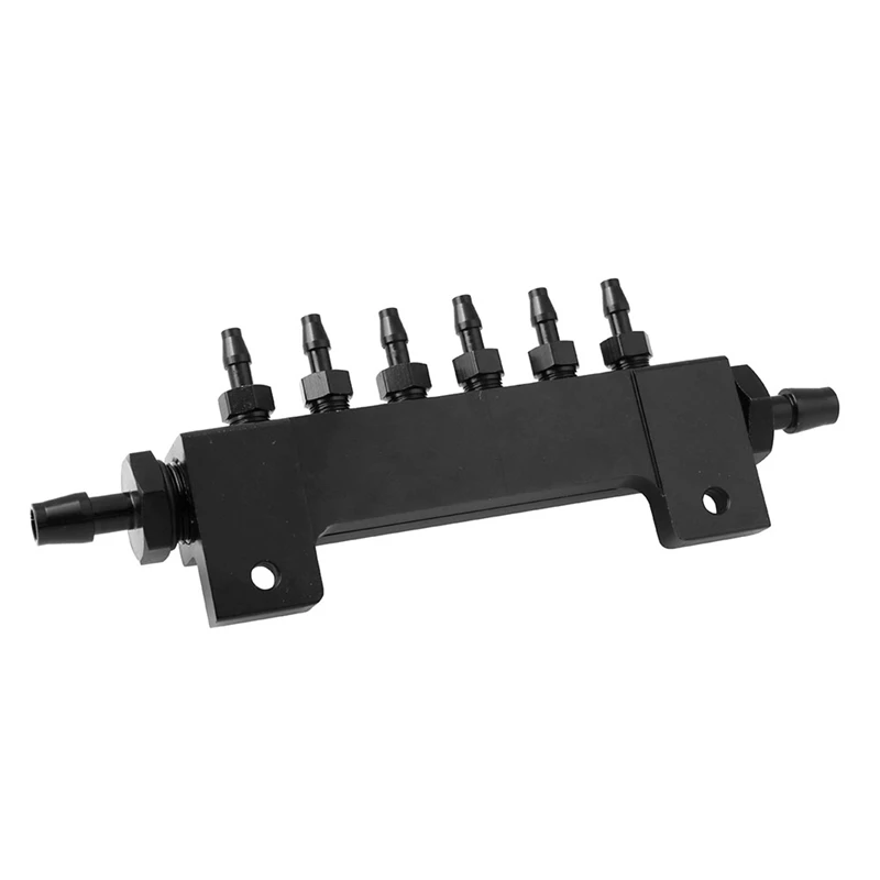 Vacuum Block Intake 6 Port Manifold Kit Fuel Wastegate Turbo Boost 1/8 NPT for Racing | Автомобили и мотоциклы