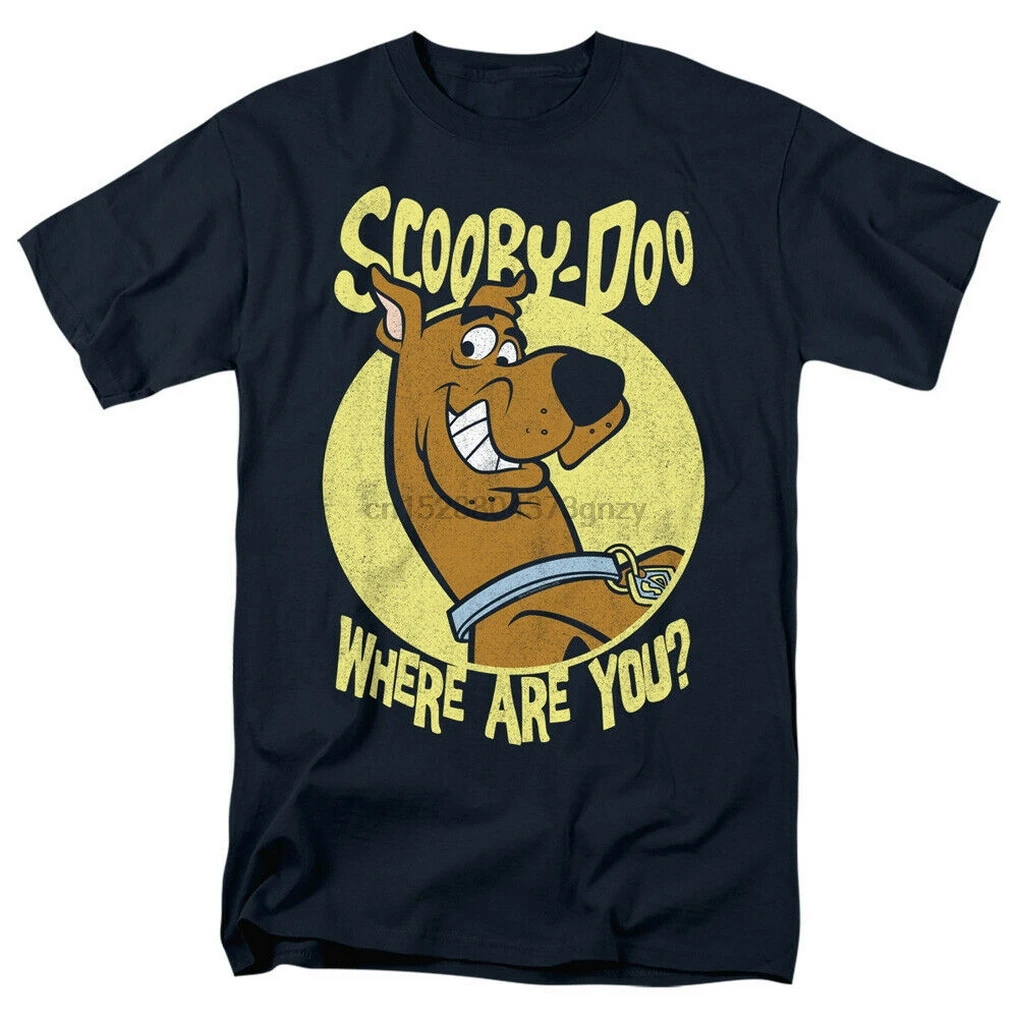 Scooby Doo 50th anniversary Where Are You Официальная Лицензированная взрослая футболка оптовая