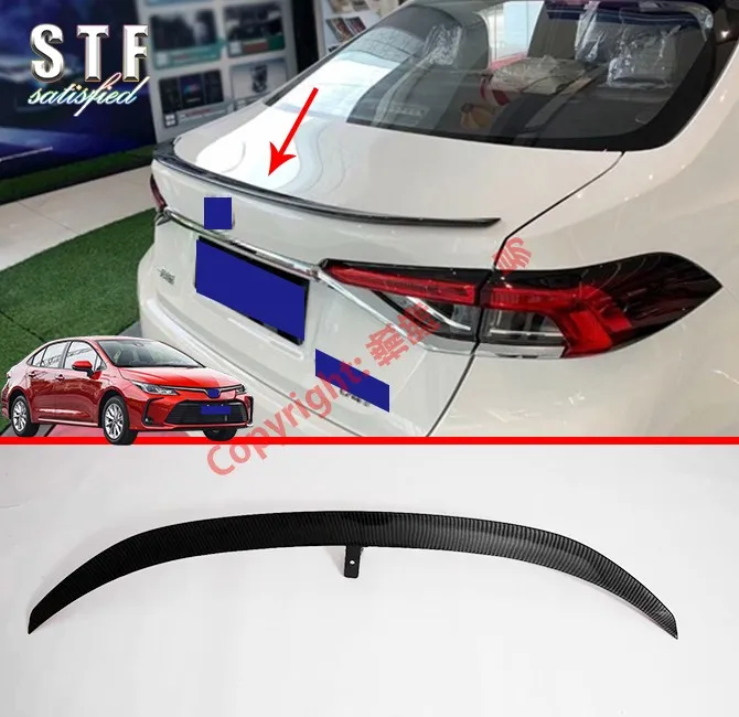 

Carbon Fiber Style ABS Spoiler For Toyota Corolla E210 Sedan 2019 2020