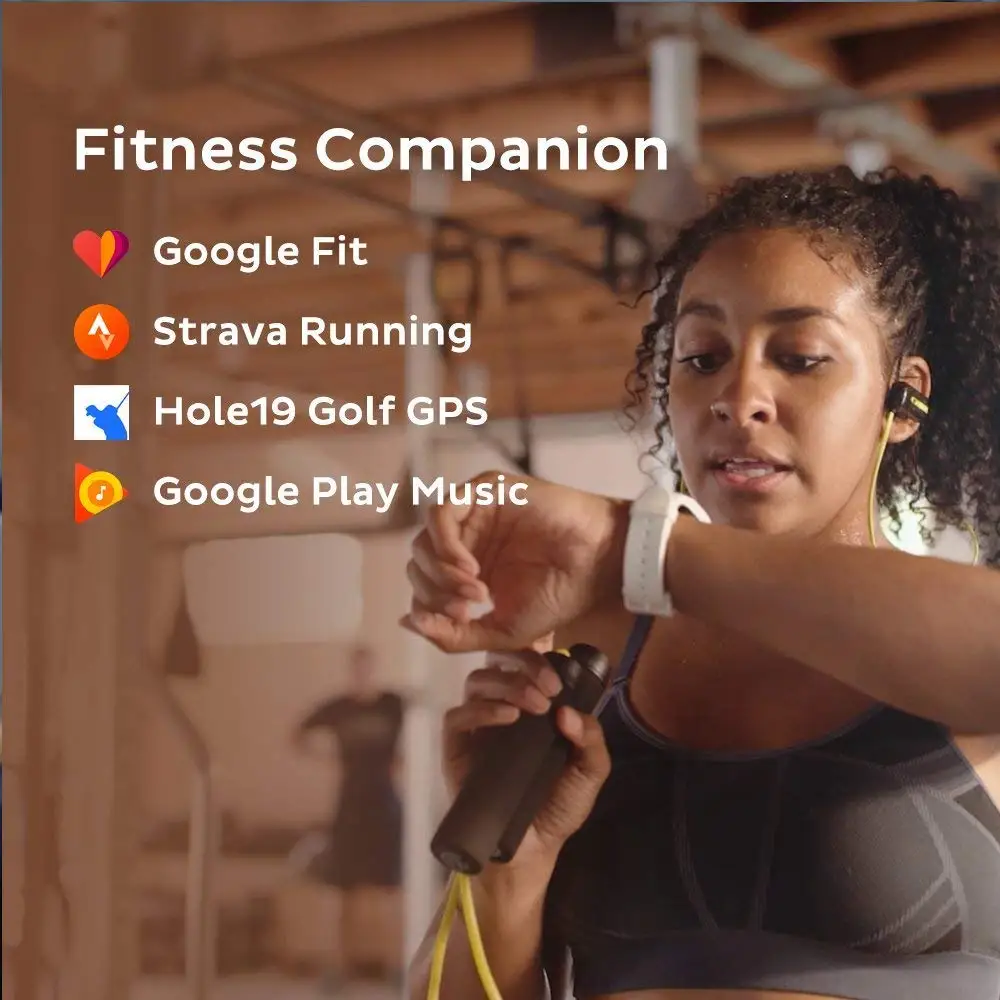 Смарт-часы TicWatch S Green Bluetooth gps умные часы для фитнеса Android и iPhone IP67