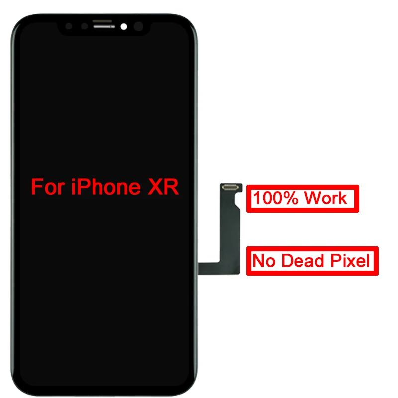 

Оригинальный Новый ЖК-дисплей для iPhone XR ЖК-дисплей с сенсорным экраном в сборе 6,1 дюймов сенсорный экран с 3D сенсорный дигитайзер для iPhone XR A2105 A1984 A2107 A2108