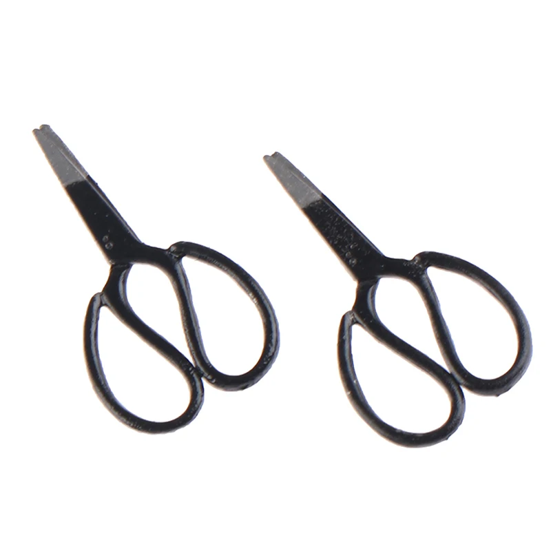 

2 шт. в масштабе 1:12 миниатюрные кукольные домики ножницы для стрижки волос Модель мебель игрушки