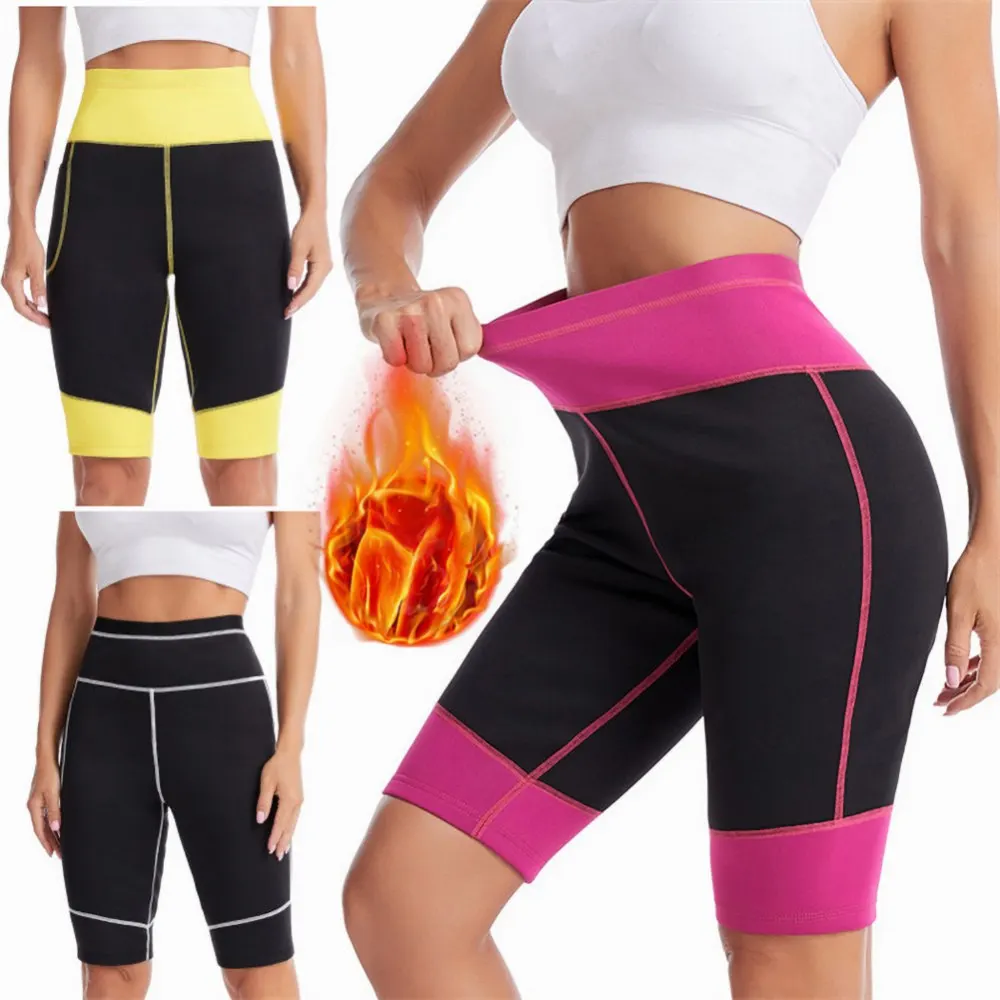 

Women's Sports Body Weightloss Traning Shorts Hip-lifting Sweating Body Shaping Short Fitness Running Traveling Hiking New 2021