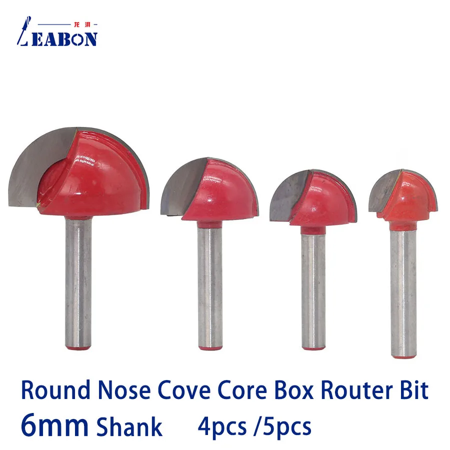 

Фрезерный нож с круглым дном 6 мм, 4/5 шт.