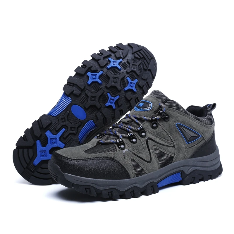 2019 Новые повседневные мужские зимние ботинки качественные замшевые дышащие