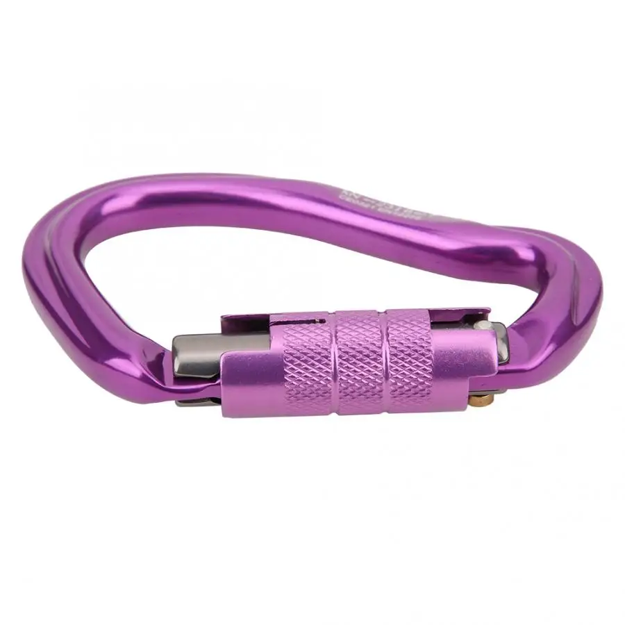

Outdoor Rock Climbing Asymmetric Main Lock Automatic Lock Safety Buckle Aerial Mountaineering Carabiner Climbing Accessories