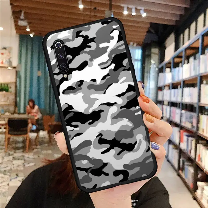 

Army Green Camouflage Phone Case For Xiaomi Redmi mi note 7 8t 9 9t 9s 8 10 10t 11 pro lite K20 max 3