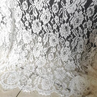 car bone cording off white wedding lace eyelash lace fabric 1 5x3 meterspiece sewing for women gowns