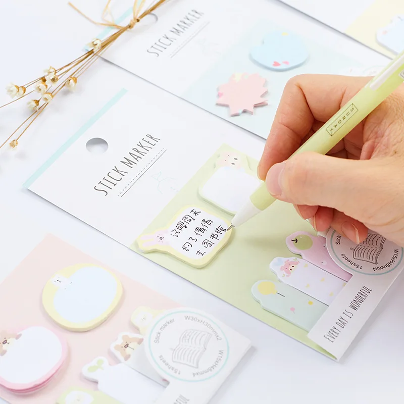 

1pcs Memo Pads Sticky Notes Vintage Cat travel Paper Notepad diary Scrapbooking Stickers Office School stationery Notepads