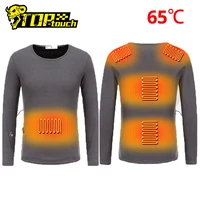 winter heated jacket motorcycle heating jacket men women electric usb heating thermal underwear shirt top clothes s 4xl