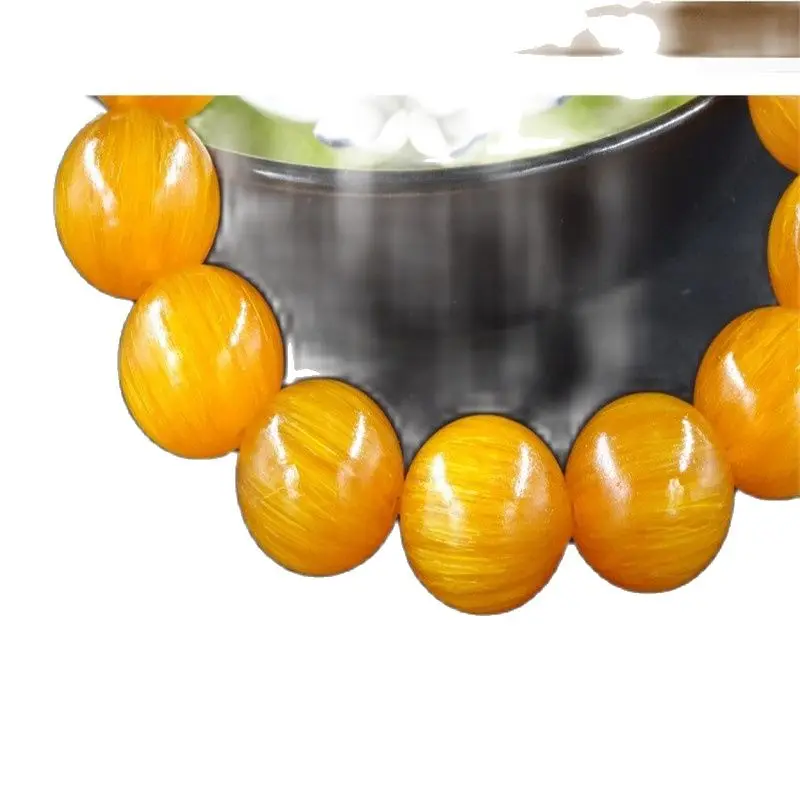 Коллекция редких натуральных изделий тибетский золотой браслет бусины ручной