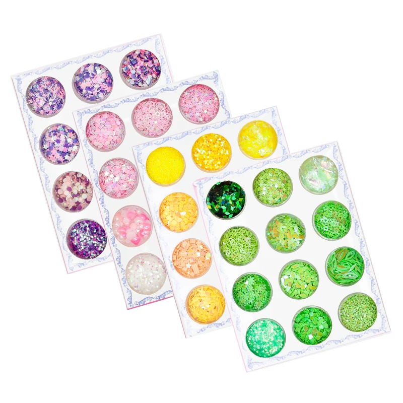 

Nail Sequins Dreamy Purple Color Pink Soft Lovely White Color Sequins Diamond Patch Art Deco Nails 3d Rhinestone for Nails