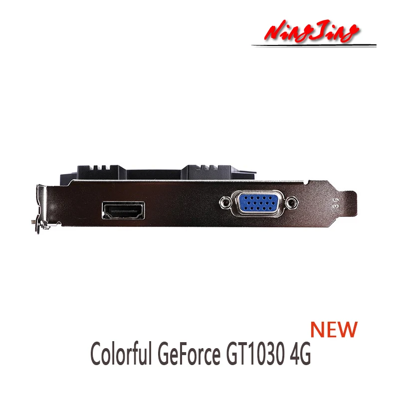 Цветная GeForce GT1030 4G GT 1030 14 нм 4 Гб 64 бит новые видеокарты GPU для настольного