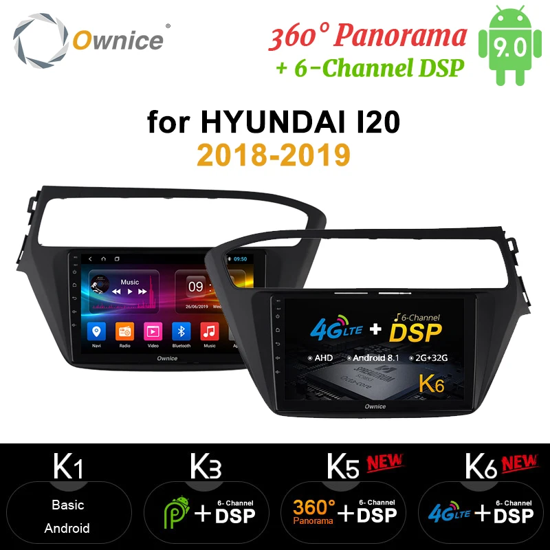 Автомобильный радиоприемник Ownice Android 10 4 Гб ОЗУ 64 ПЗУ DVD GPS навигация головное