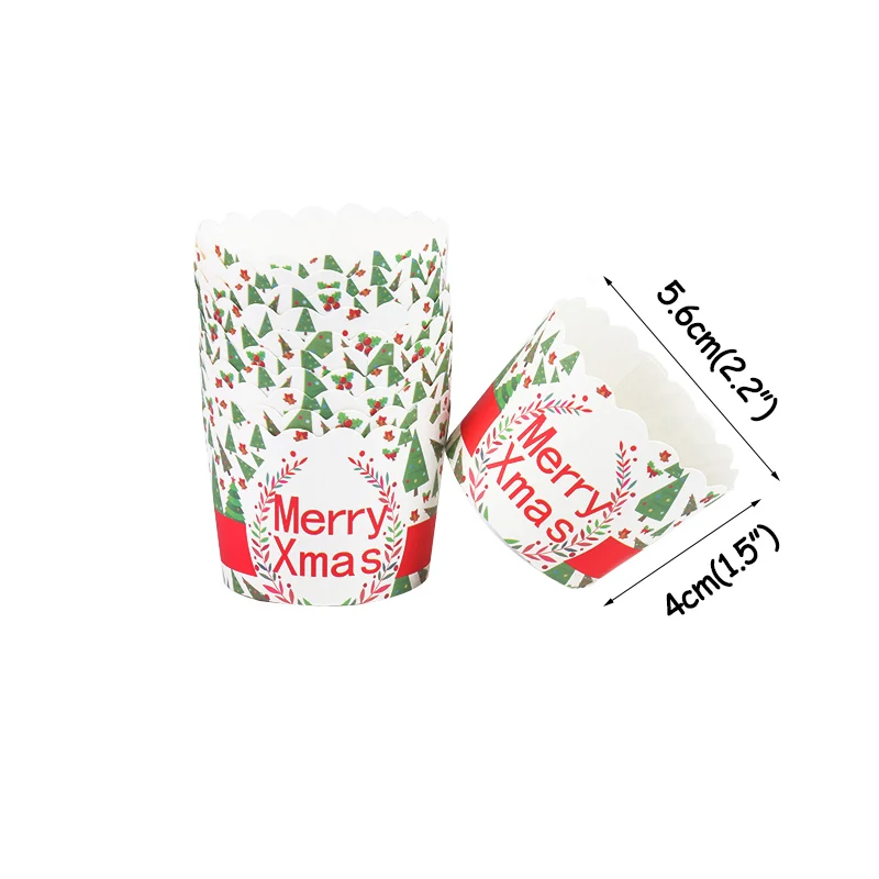 Рождественская наклейка для выпечки с надписью &quotMerry Christmas&quot &quotСанта-Клаус&quot