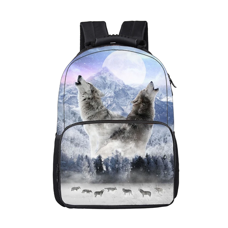 Рюкзак Howling Wolf для женщин и мужчин модные дорожные сумки детские школьные ранцы