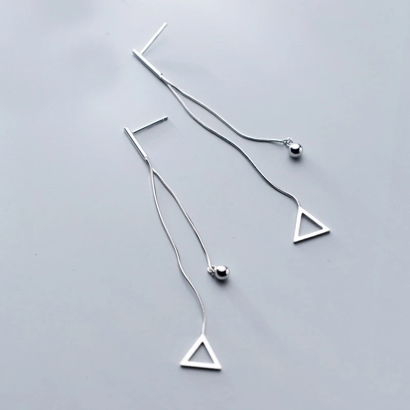 

Серьги-подвески женские из серебра 925 пробы с цирконием