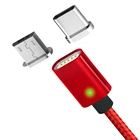 Магнитный мини-кабель-usb с светодиодный свет USB C кабель для передачи данных для IPhone X XS Max Micro Тип usb C USB кабель с нейлоновой оплеткой для samsung Xiaomi huawei