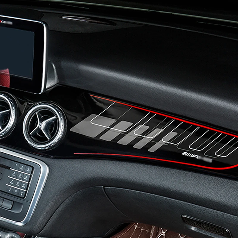 Карманго для Mercedes Benz GLA CLA 2015 2019 автомобильная панель из углеродного волокна рамка