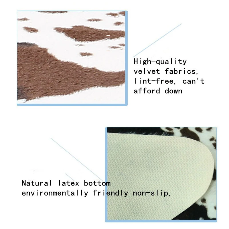 PV бархатные имитация шкуры животных ковер с рисунком Зебра 110*75 см для гостиной и