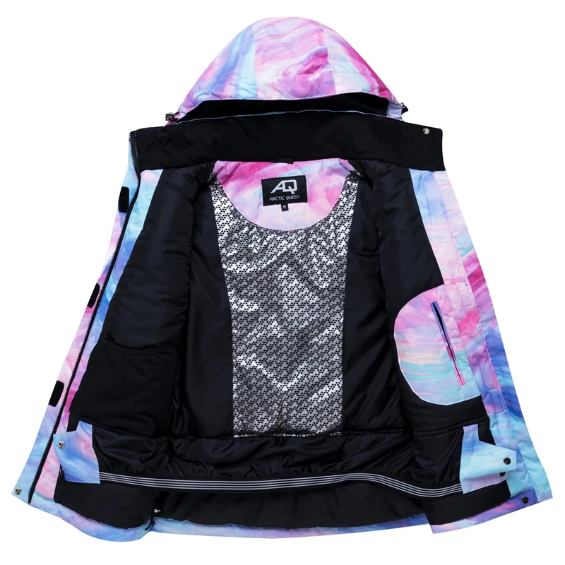  30 °C теплый лыжный костюм женский бренд Женская лыжная куртка и брюки теплые