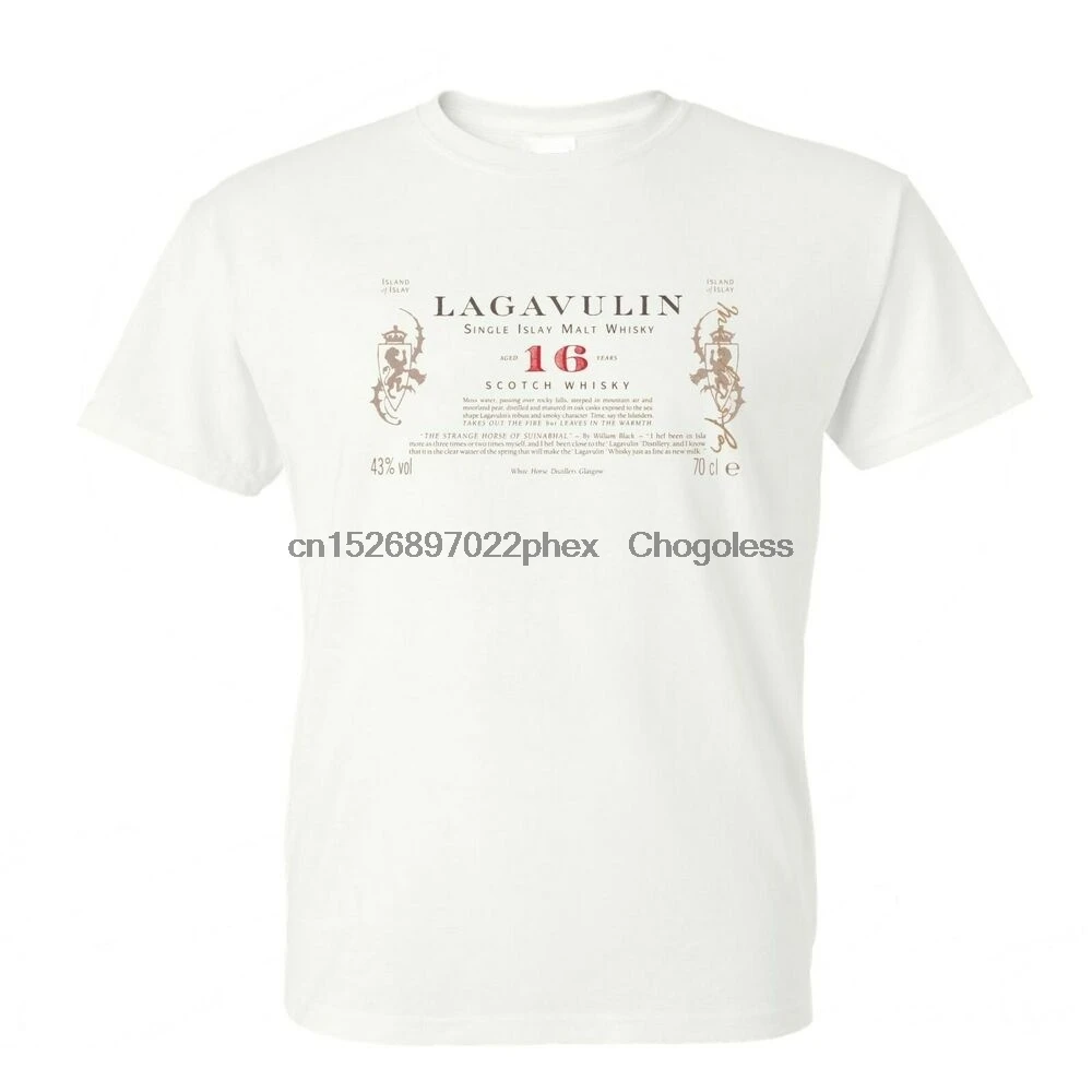 

LAGAVULIN-Aged 16 Years-Scotch Whisky-43% vol-Regular Fit White T-Shirt 016110