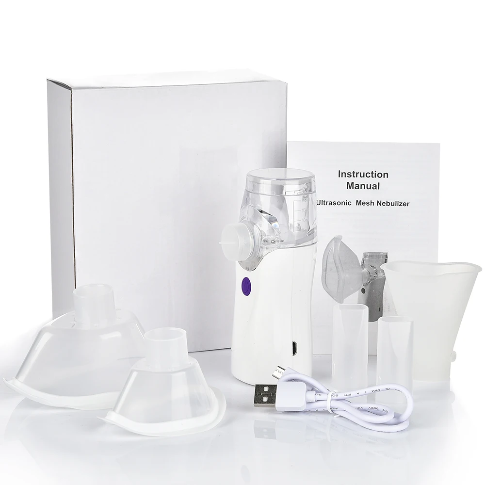 

Handheld Mesh Nebulizer Machine Medical Equipment USB Rechargeable Mist Atomization Inhaler Spray Eye Mask