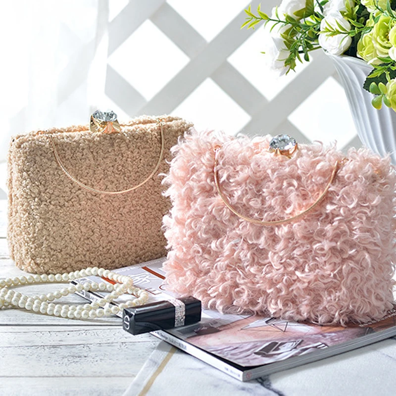 SEKUSA bolsa feminina женские вечерние сумки бархатные бриллианты кошелек женский 2019