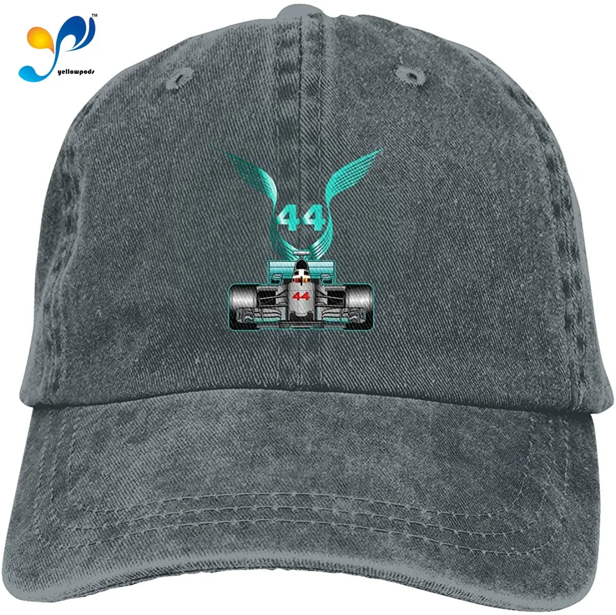 

Racing Driver Champio Lewis Hamilton 44 Denim Cap Baseball Cowboy Hat Black