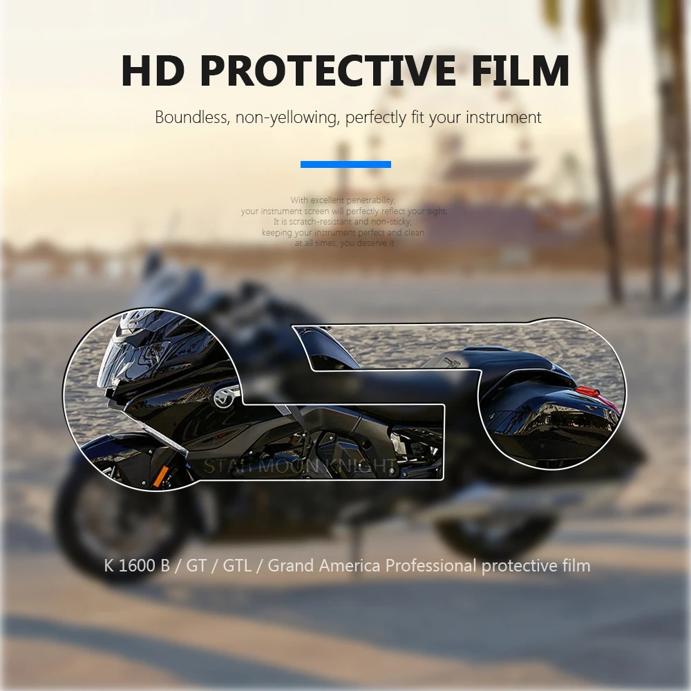 Для BMW K1600B K 1600 Grand America K1600GT K1600GTL царапина на мотоцикле Защитная пленка для