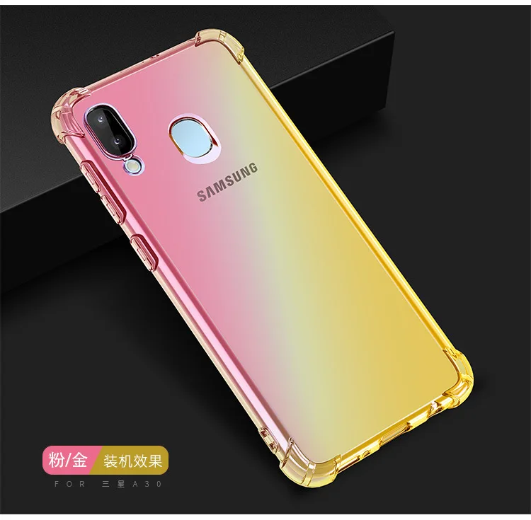 Противоударный мягкий прозрачный силиконовый чехол для телефона, для samsung Galaxy A10 A10E A20 A20E A30 A40 A50 A60 A70 A80 A90 чехол