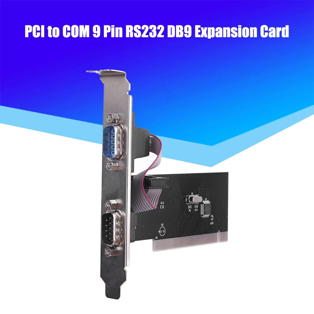 

PCI-разъемы для последовательного порта PCI-COM 9-контактный интерфейс RS232 DB9, промышленное управление, адаптер для ПК, плата расширения для Windows