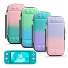 Портативная Защитная сумка для хранения переключателей, Дорожный Чехол розового и фиолетового цвета для консоли Nintendo Switch Lite и аксессуаров