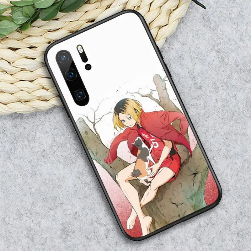 

Anime Haikyuu Kenma Kozume volleyball Phone Case For Huawei honor Mate P 10 20 30 40 i 9 8 pro x Lite smart 2019 nova 5t