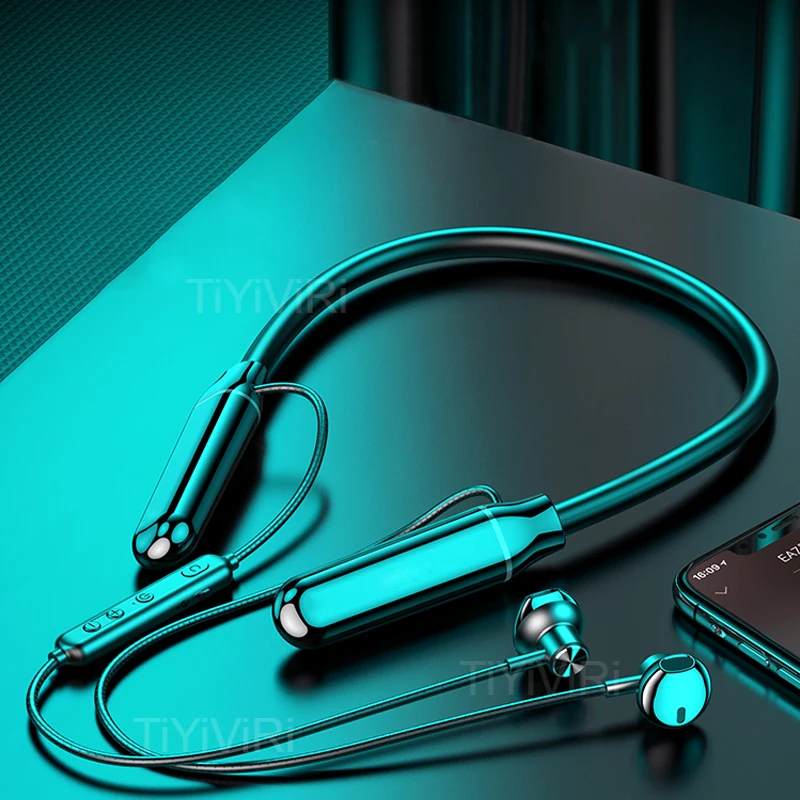 

Bluetooth Беспроводные наушники с шумоподавлением, шейные наушники с встроенным управлением и микрофонами, BT наушники с микрофоном
