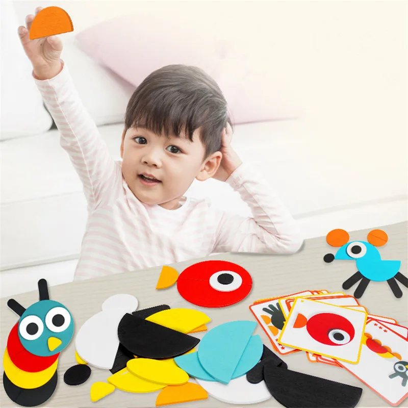 

Child Jigsaw Puzzle Learning Education Wood Developing Toys Kids Education Development Montessori Toy Wooden Games For Children