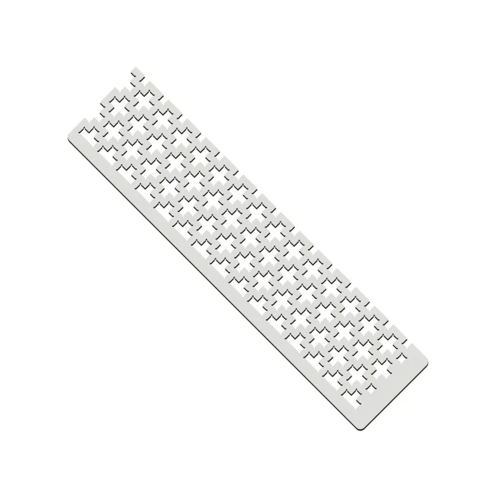 Алмазная живопись сетка линейка точка вышивки сверло 125 квадратная дрель