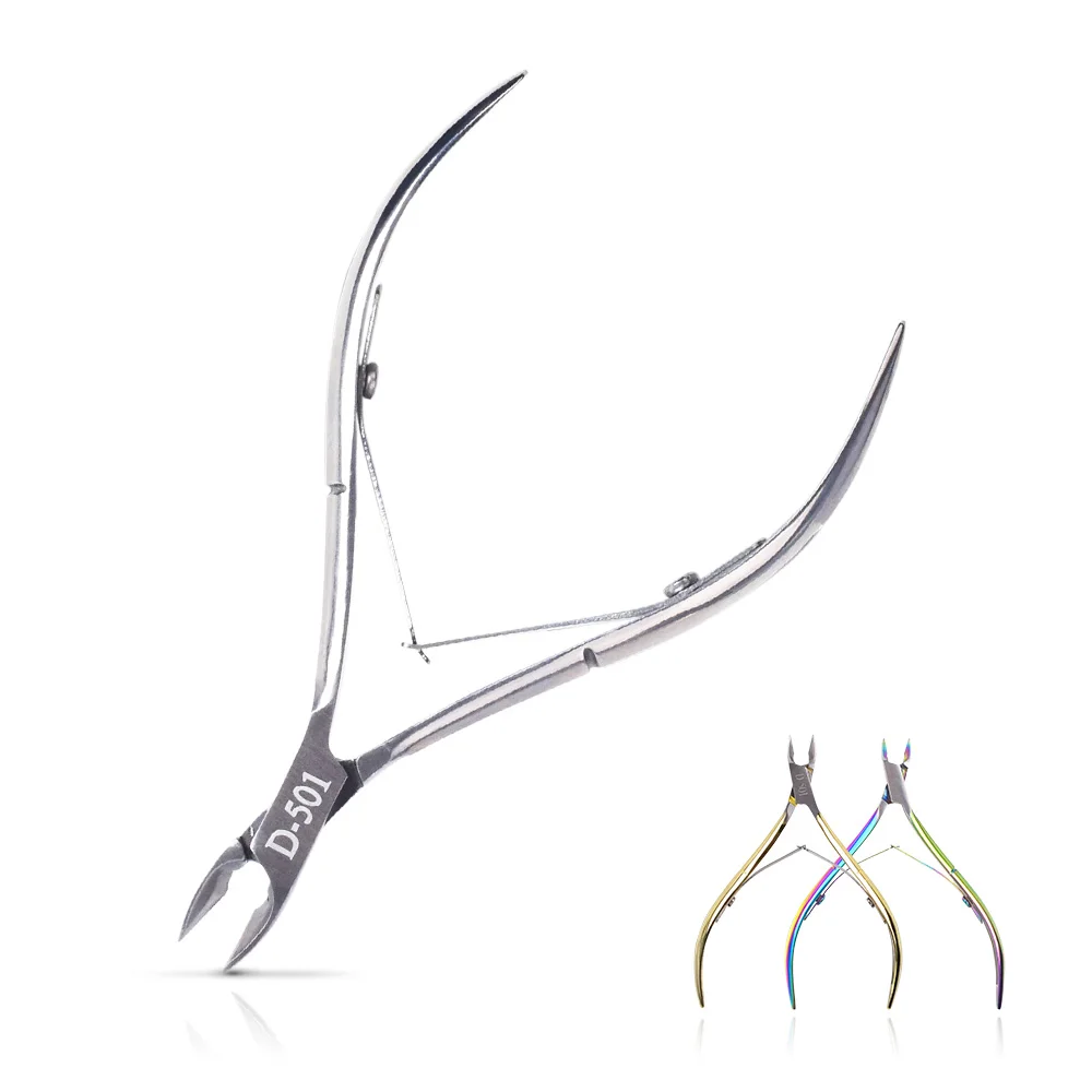 

Nail Cuticle Nipper Stainless Steel 3 color Tweezer Clipper Dead Skin Remover Scissor Plier Manicure Nail Art Tool