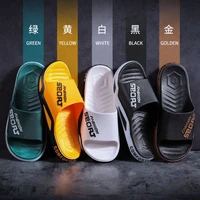 summer men slippers 2021 new designer luxury brand male shoes outdoor non slip home thick soled sandals word cool slipper