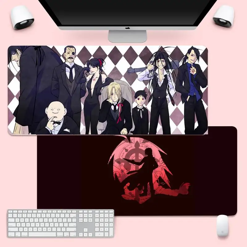 

Fullmetal Alchemist DIY Design Pattern Game mousepad Mousemat XL Large Keyboard PC Desk Mat Takuo Anti-Slip Comfort Pad
