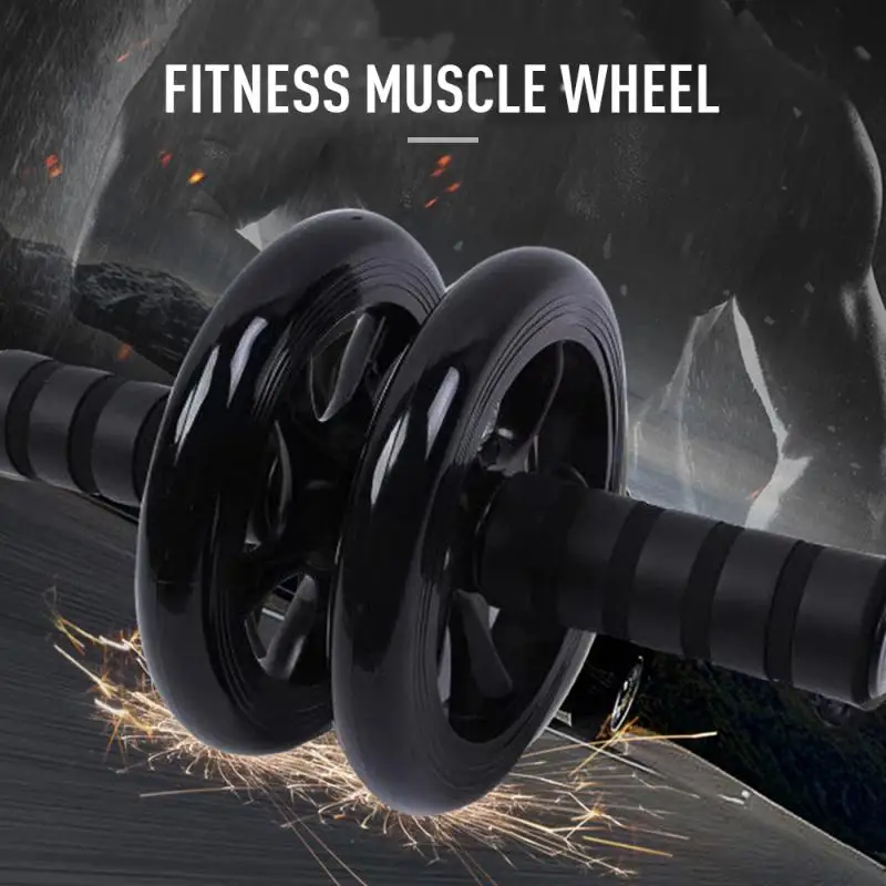 

3-Цвет двухколесный брюшной колесо мульти-Функция немой брюшной Фитнес тонкая талия отжиманий живот ролик