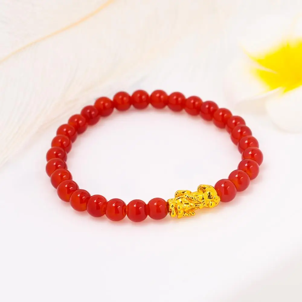 Новый модный красный искусственный браслет с 28 коралловыми бусинами соединяющий