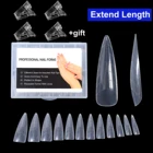 Новые топовые формы для наращивания искусственных ногтей, искусственные ногти, гелевые Типсы для ногтей, система создания гелевых форм, искусственные ногти и инструменты