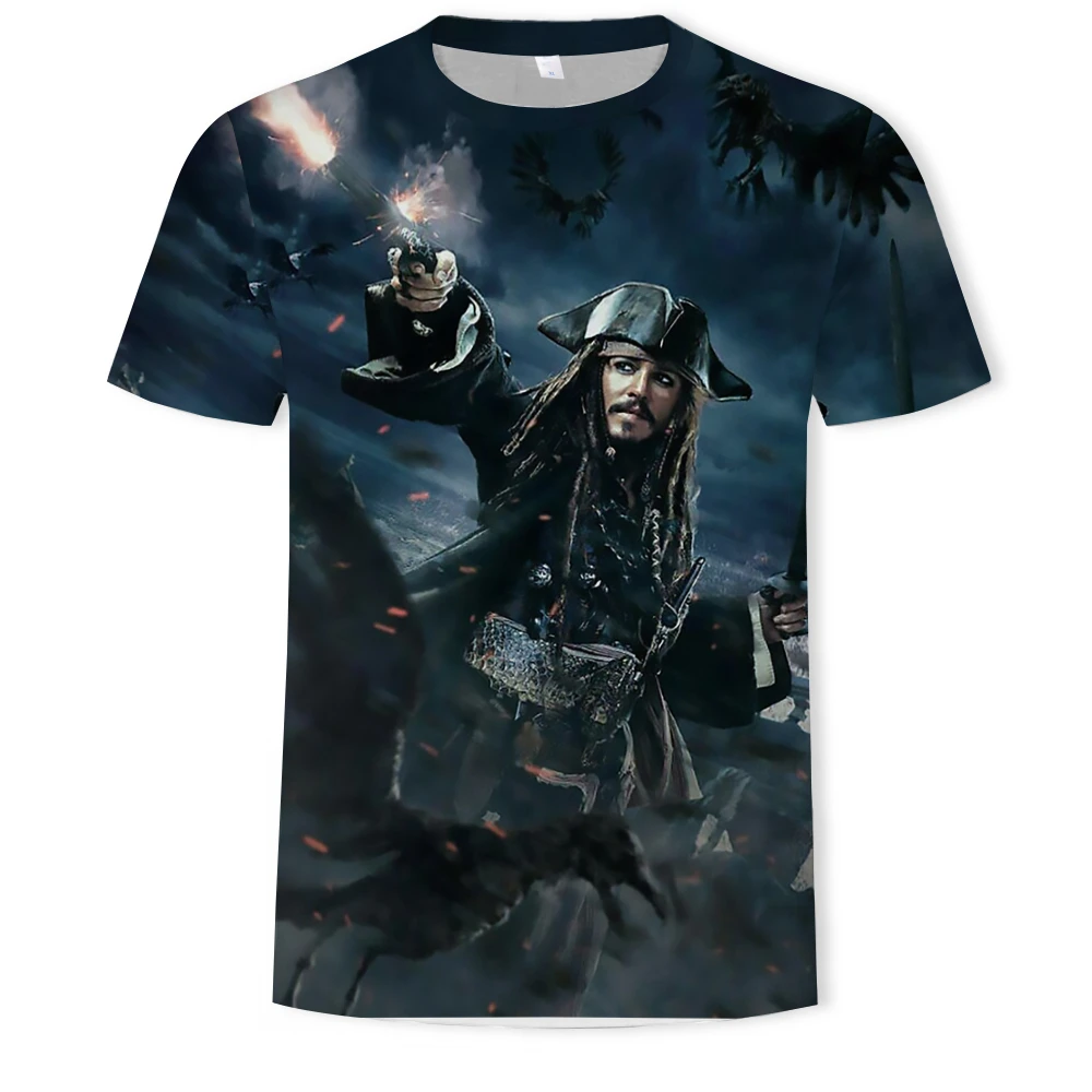 

2021 new Japanese cartoon T-shirt anime 3DT sweatshirt pirate graphic T-shirt plus size T-shirt men and women wholesale breathab