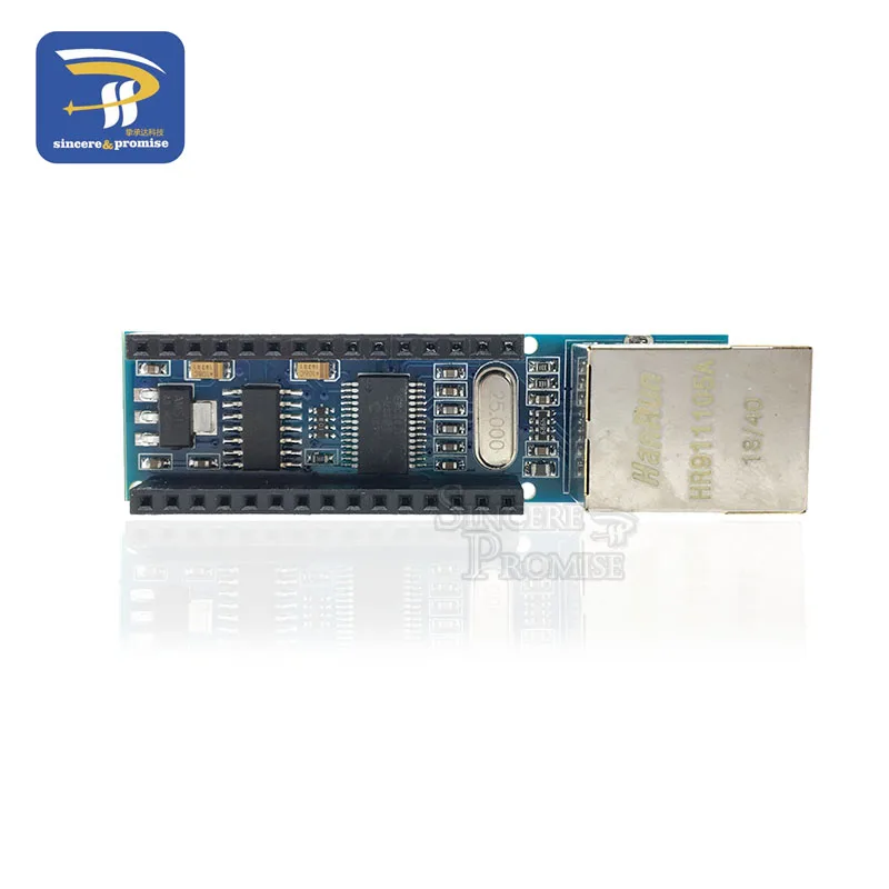 Мини ENC28J60 Ethernet щит V1.0 RJ45 веб-сервер модуль для Arduino Diy Kit совместимый Nano 3,0 CH340G