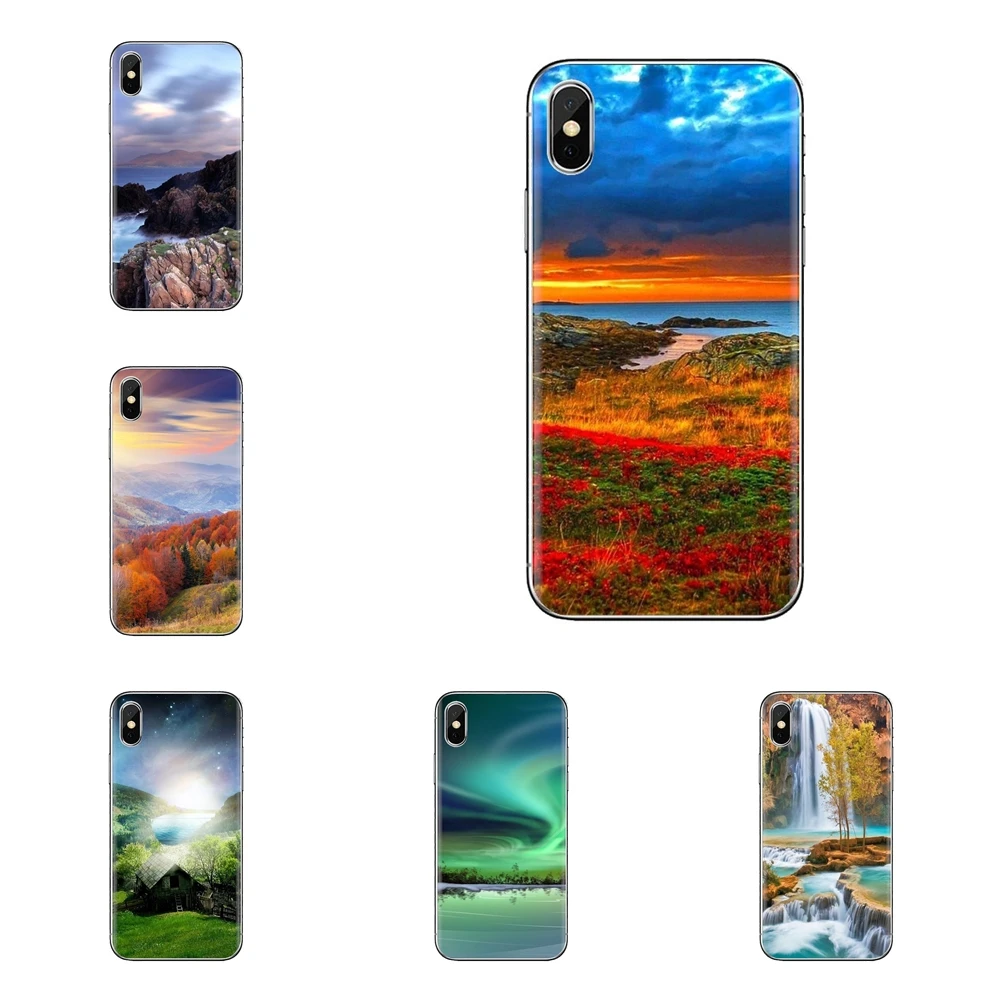 Beautiful Nature HD Wallpapers Silicone Cases Cover For Xiaomi Mi4 Mi5 Mi5S Mi6 Mi A1 A2 5X 6X 8 9 Lite SE Pro Max Mix 2 3 2S |